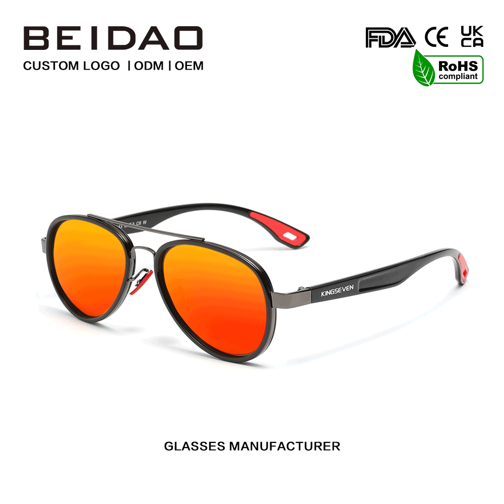 2026 Retro grenzüberschreitende TR90-Sonnenbrille für Männer und Frauen