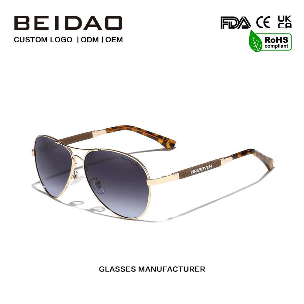 Klassische polarisierte Outdoor-Sonnenbrille mit UV400-Schutz für Herren