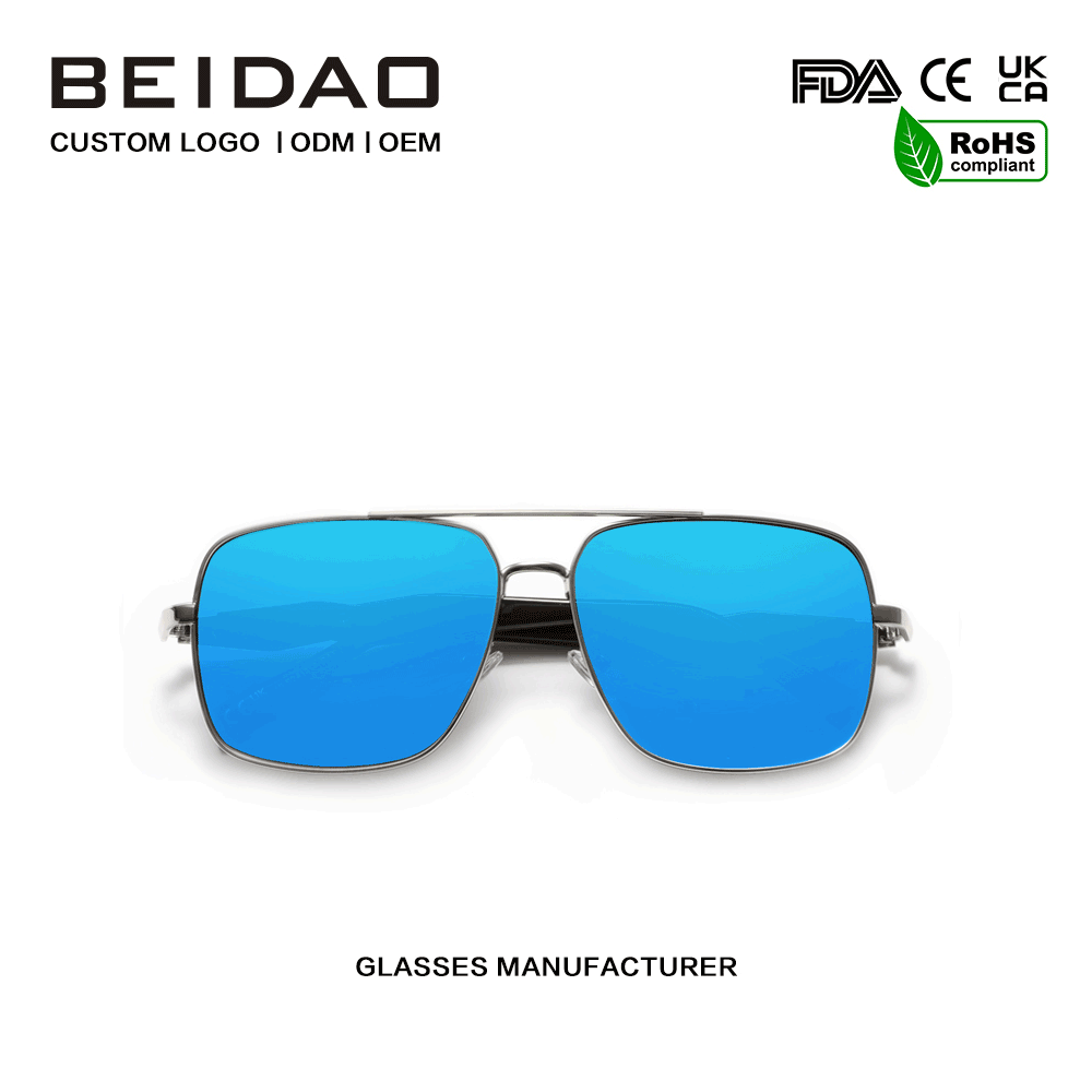 Bunte Designer-Polarisations-UV400-Sonnenbrille zum Fahren