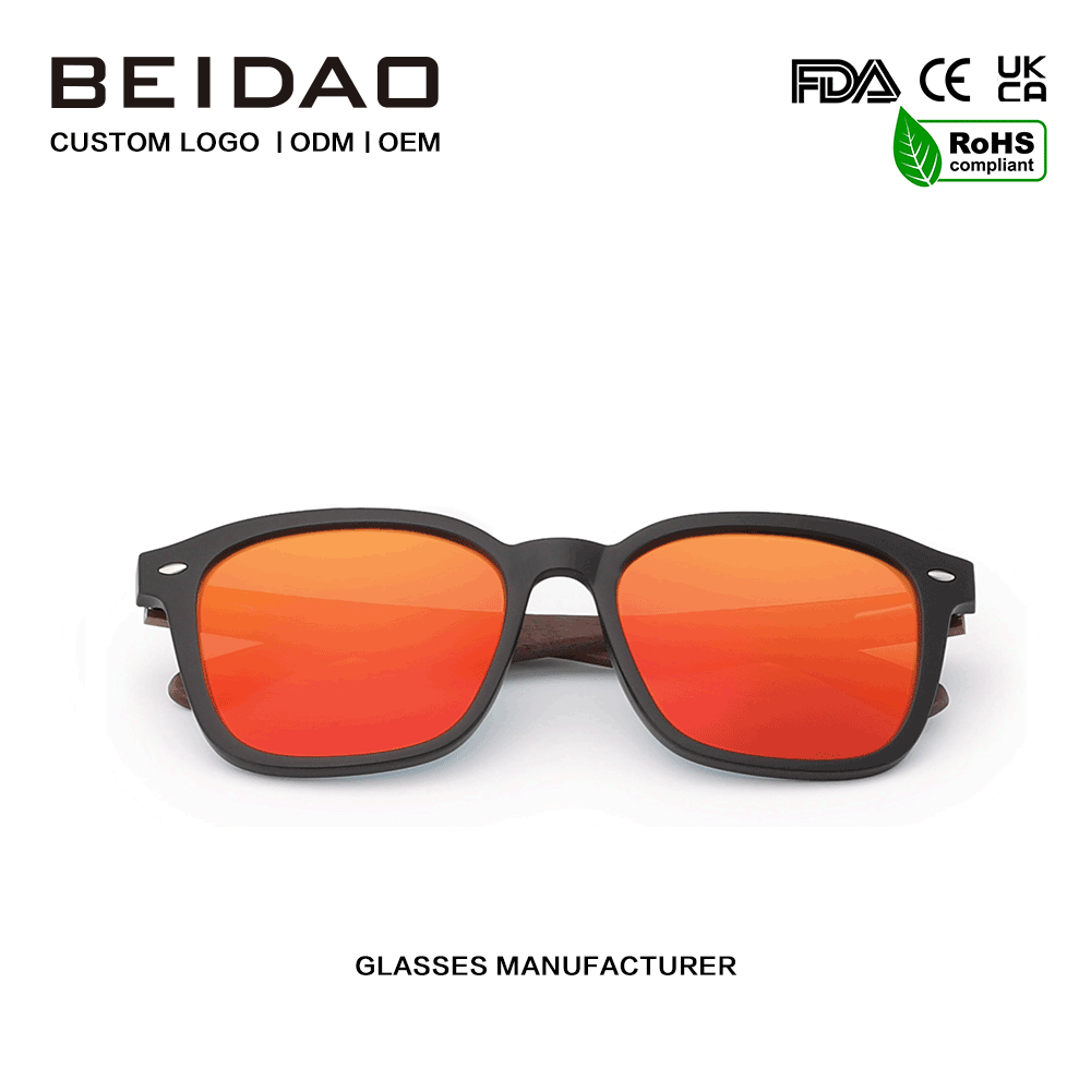 Modische TAC polarisierte UV400 TR90-Rahmen-polarisierte Sonnenbrille