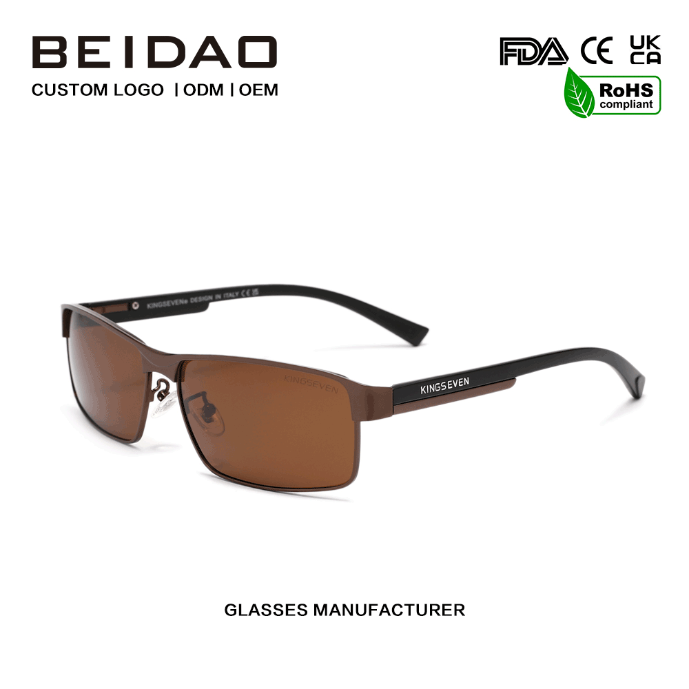 Für Unisex, braun, TAC, polarisierte Outdoor-Sport-Sonnenbrille