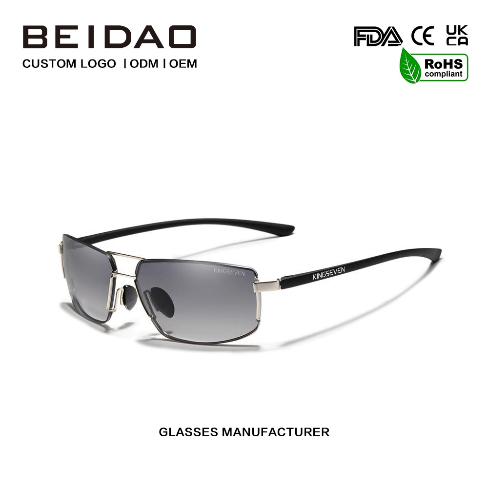 Luxuriöse polarisierte Sonnenbrille aus Aluminium