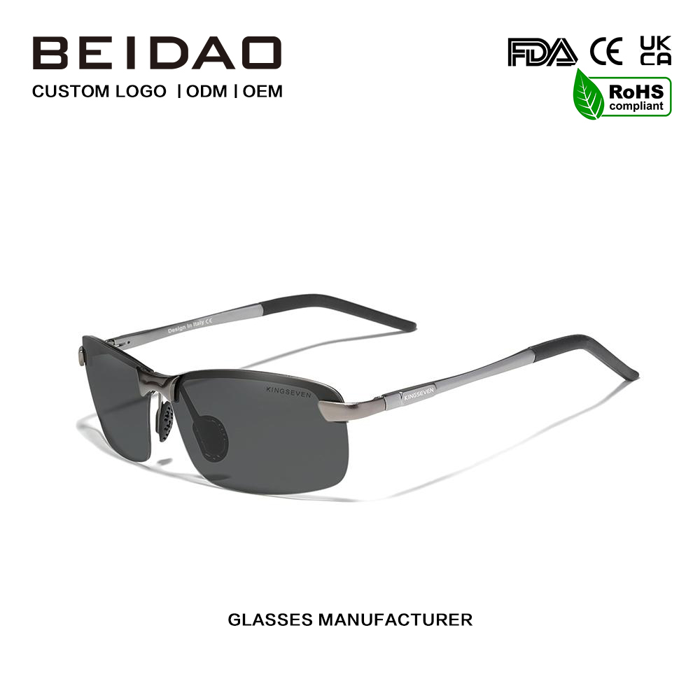 Moderne, modische, polarisierte Sonnenbrille aus TR90-Legierung für Damen und Herren