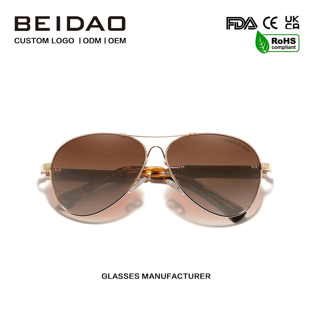 Moderne polarisierte Sonnenbrille mit UV400-Schutz