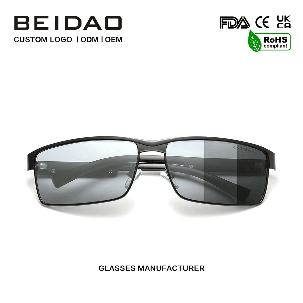 Neue hochwertige photochrome polarisierte Sport-Sonnenbrille